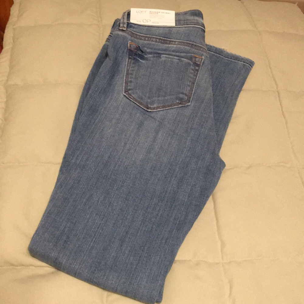 NWT Loft Outlet Skinny Jeans - petite
